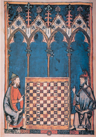 Ilustración del 'Libro de ajedrez, dados y tablas', de Alfonso X el Sabio