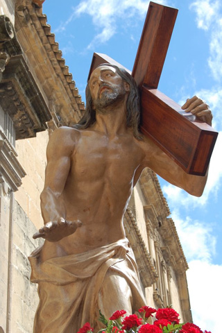 Cristo caído camino del Calvario, de Mariano Benlliure, 1942 (Cofradía de Jesús de la Caída y María Santísima de la Amargura, Úbeda, Jaén)