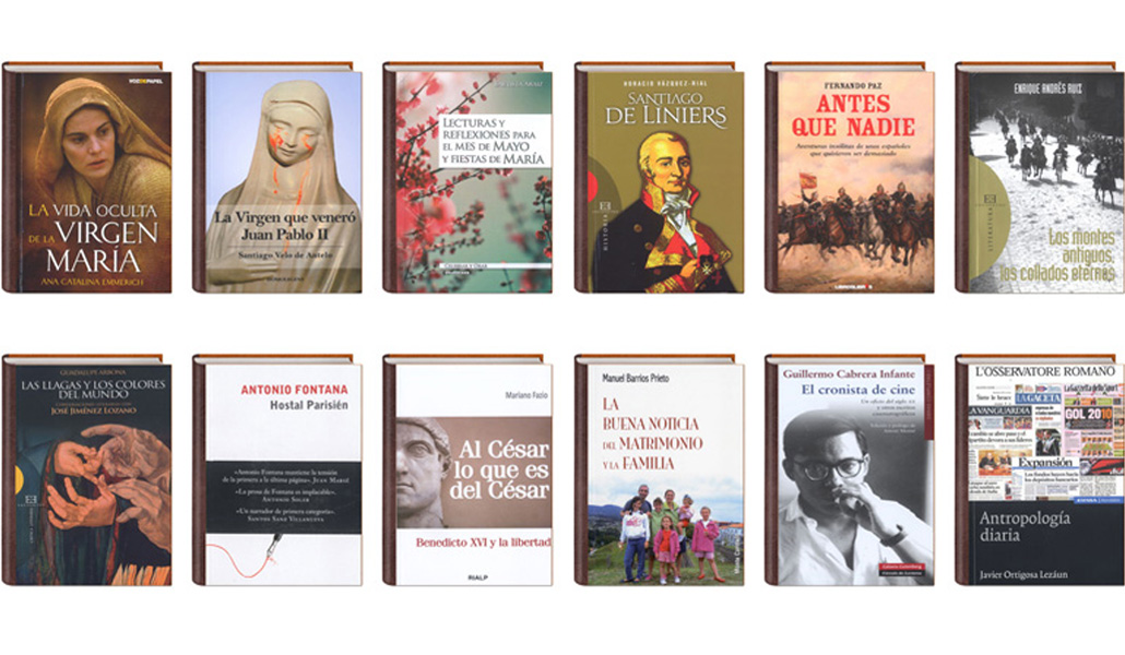 Portadas de los libros seleccionados