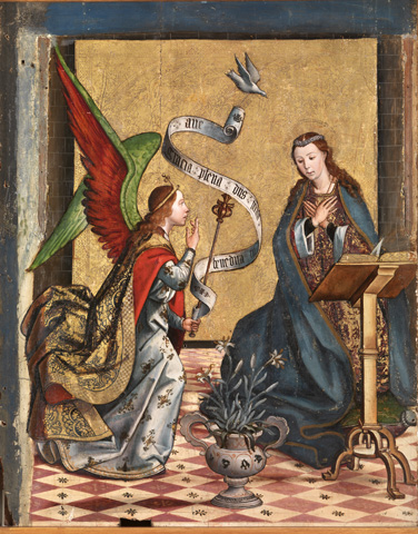 'Anunciación', de Pedro Berruguete (siglo XV). Becerril de Campos (Palencia)