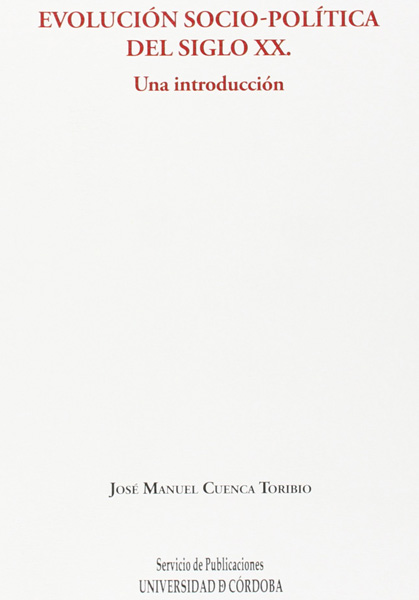 Portada del libro 'Evolución socio-política del siglo XX. Una introducción'