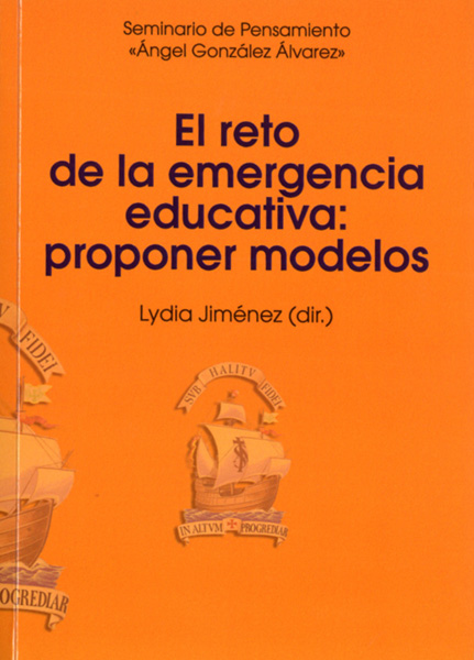 Portada del libro 'El reto de la emergencia educativa: proponer modelos'