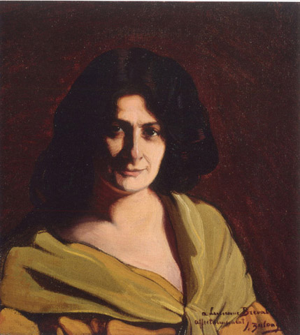 'Retrato de Luciene Bréval', de Ignacio Zuloaga. Obra de 1908