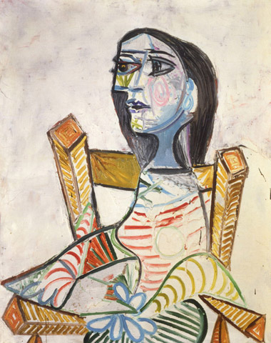 'Retrato de mujer', de Pablo Picasso. Obra de 1938