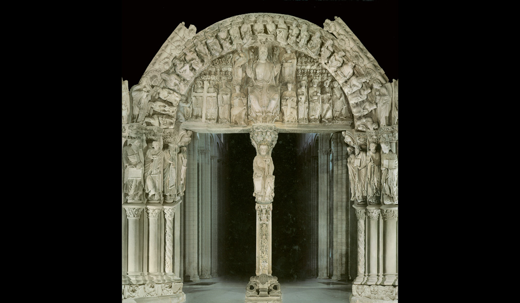 El 'Pórtico de la Gloria', en la catedral de Santiago de Compostela