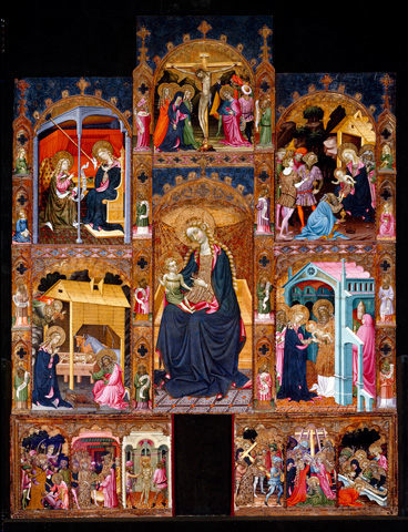 'Retablo de la Virgen', del Maestro de Torralba (primera mitad del siglo XV)