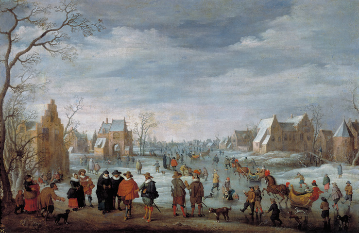 'Paisaje invernal con patinadores', de Droochsloot