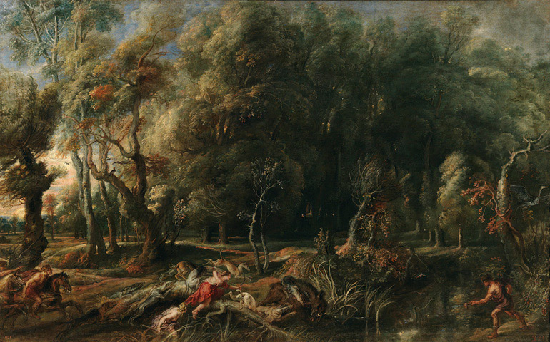 'Atalanta y Meleagro cazando el jabalí de Calidonia', de Rubens