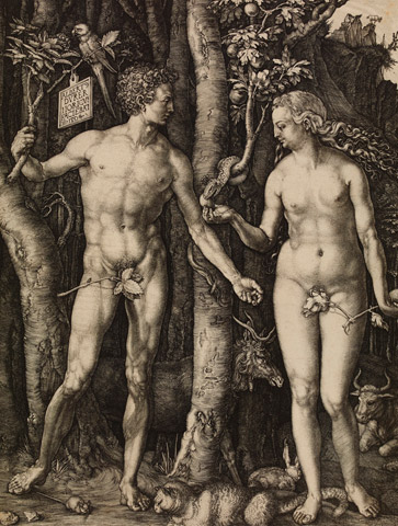 'Adán y Eva', de Alberto Durero