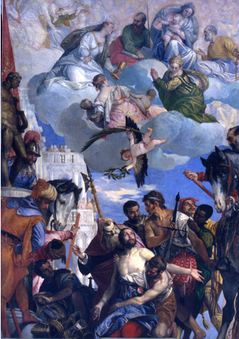 'El martirio de san Jorge' (circa 1565). Iglesia de San Giorgio in Braida, Verona