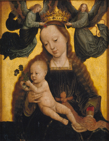 'La Virgen con el Niño y ángeles', de Gérard David (ca. 1520)