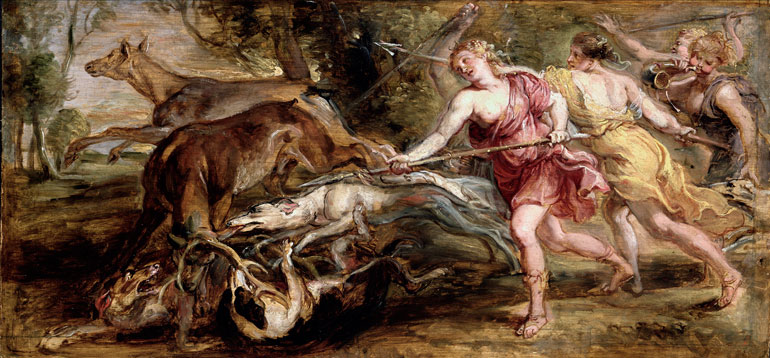 'Diana y sus ninfas cazando', de Pedro Pablo Rubens (1636-1637)