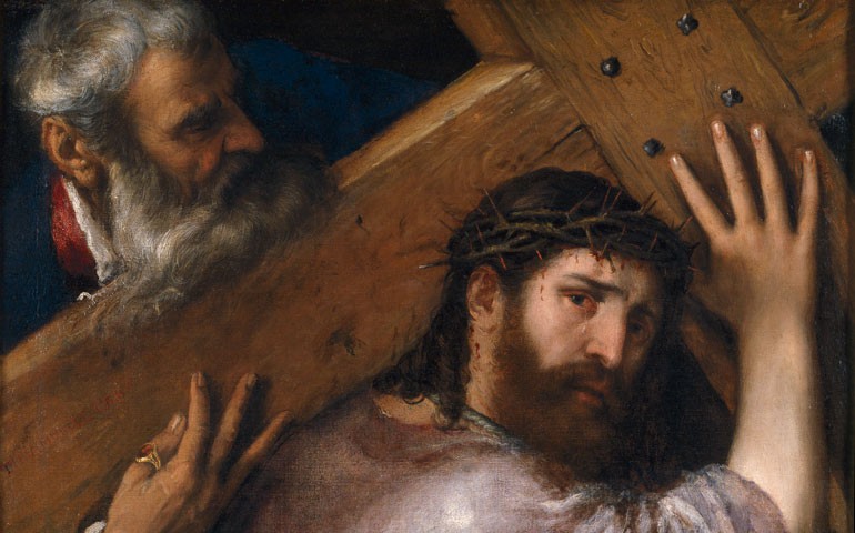 'Cristo con la Cruz a cuestas' (detalle), de Tiziano (ca. 1565)