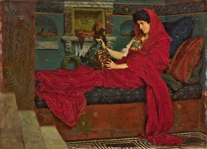 'Agripina con las cenizas de Germánico', de Alma Tadema