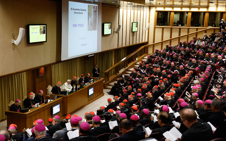 El Papa recordó que «las verdades fundamentales del Matrimonio», nunca fueron objeto de debate en esta Aula Sinodal