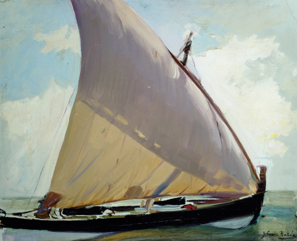 'Barcas en la mar, Valencia' (1904)