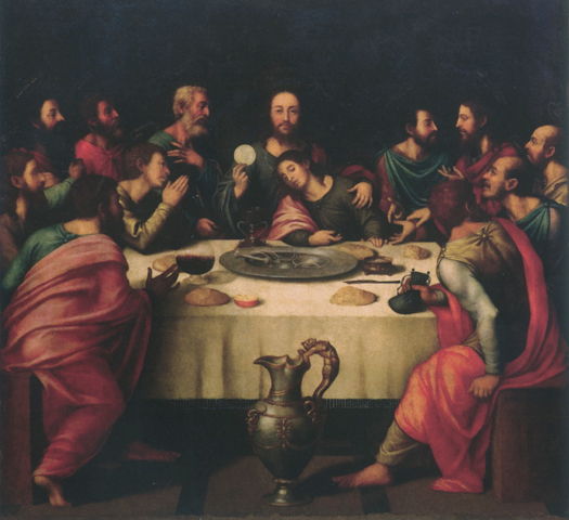 'Última Cena', de Juan de Juanes (siglo XVI). Museo de la catedral Metropolitana, Valencia
