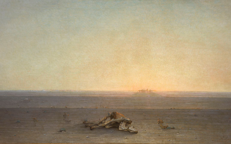 El Sáhara, también llamado El desierto, de Gustave Guillaumet (1867)