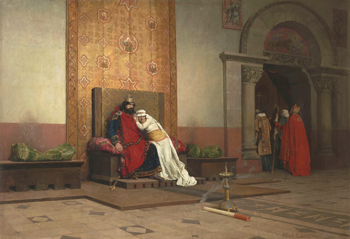 'La excomunión de Roberto II el Piadoso', de Laurens (1875)