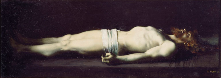 'El Cristo Muerto', de Jean-Jacques Henner (1879)