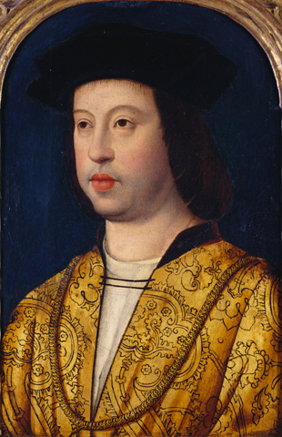 'Retrato del rey Fernando II de Aragón'. Óleo de pintor desconocido