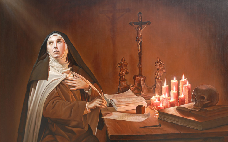 'Santa Teresa de Jesús' (2015), de Manuel Rodríguez, parroquia de San Bartolomé, Rociana del Condado