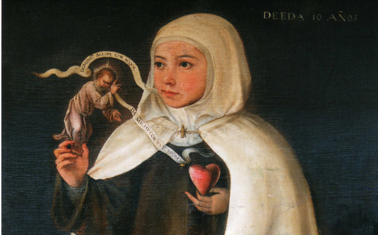Teresita, la sobrina quiteña de santa Teresa, pintada por Fray Juan de la Miseria