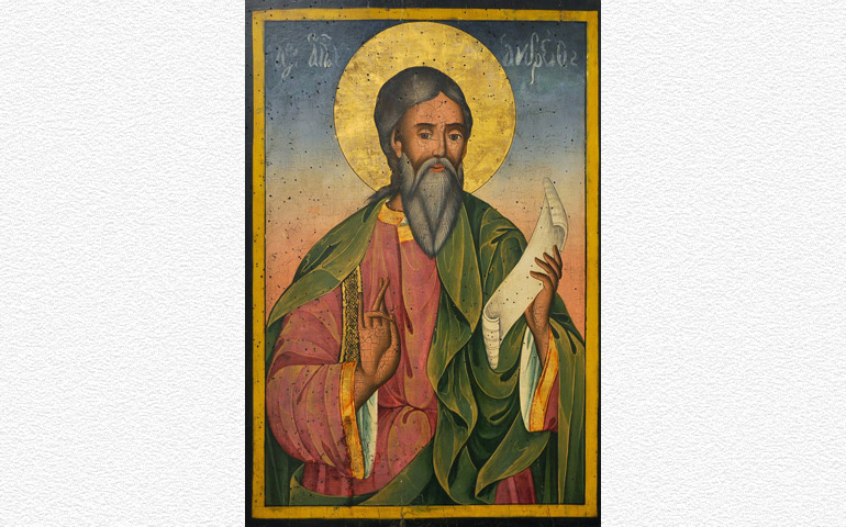Icono búlgaro de san Andrés Apóstol