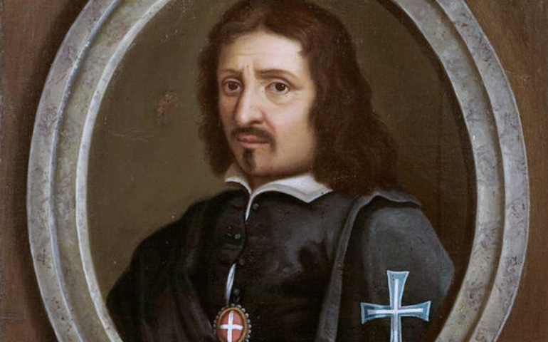 'Francesco Borromini', retrato en la sacristía de San Carlos de las Cuatro Fuentes