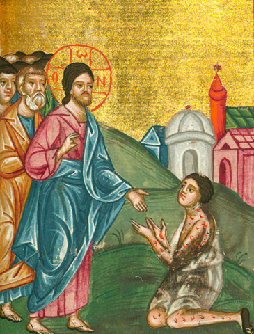 Jesús y el leproso