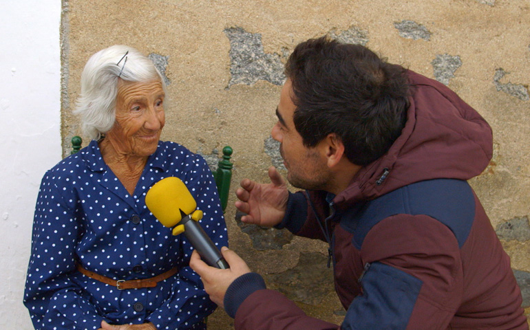 Chiapella entrevista a una centenaria