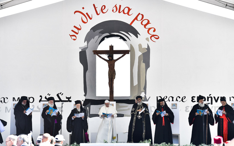 Papa Francisco líderes de las Iglesias cristianas de Oriente Medio Bari