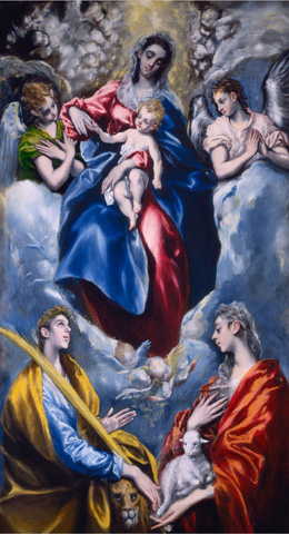 'La Virgen con el Niño y santa Martina y santa Inés' (Washington)