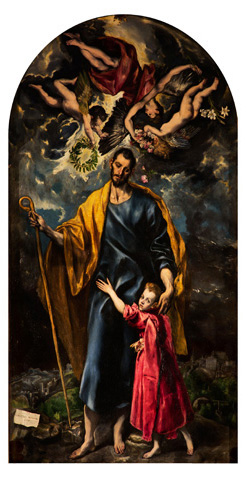 'San José con el Niño'. Capilla de San José, Toledo