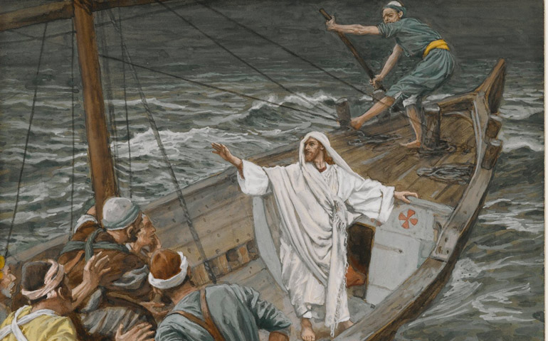‘Jesús calma la tempestad’, James Tissot. Museo de Brooklyn, Nueva York