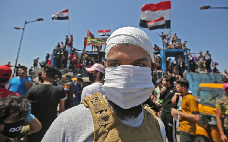 Las manifestaciones contra el Gobierno volvieron el domingo a Bagdad y a otras ciudades de Irak