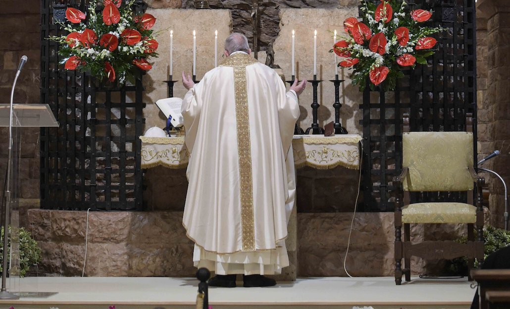 El Papa Francisco, en una Eucaristía reciente