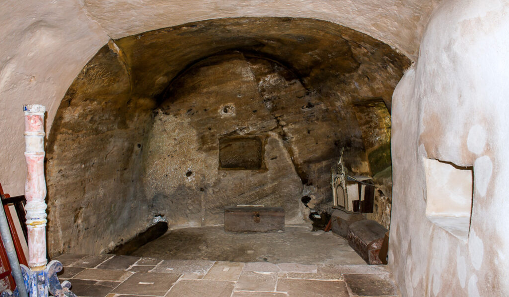 Interior de la Iglesia de Olleros de Pisuerga