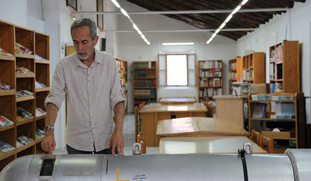 José Herrera, investigador del accidente de Palomares, en un fotograma de la serie