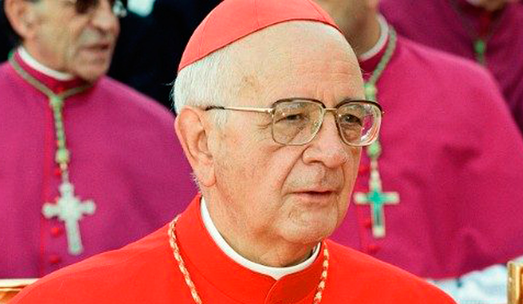 El cardenal Eduardo Martínez Somalo