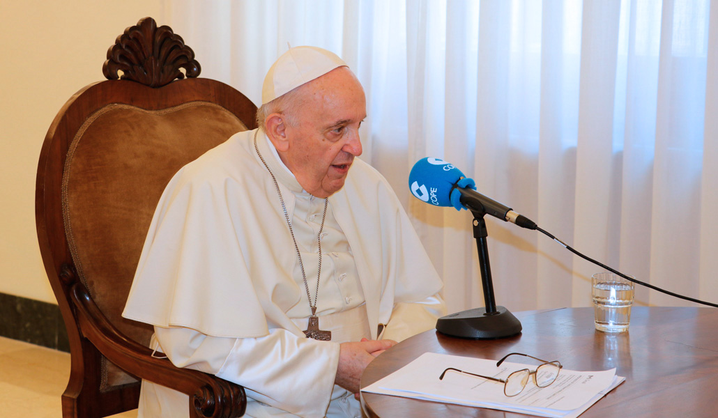 Entrevista completa del Papa Francisco en COPE «Ni se me pasó por la