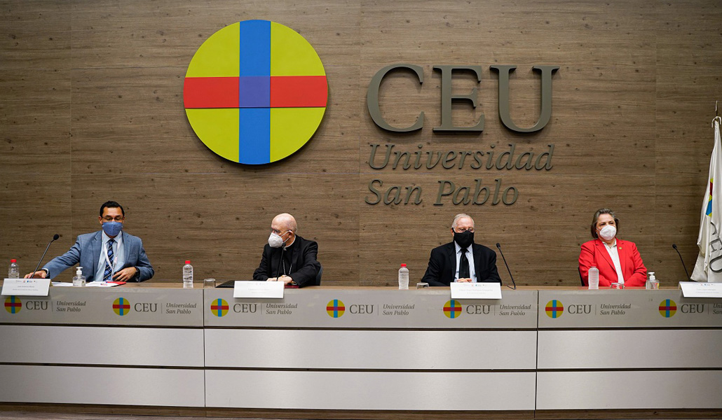 Rueda de prensa de presentación en la Universidad CEU San Pablo