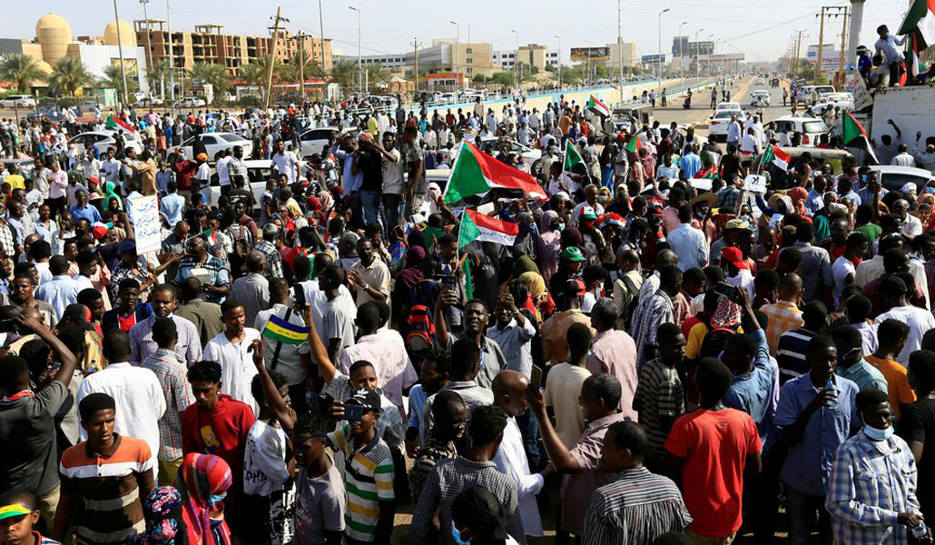 Manifestación en Sudán