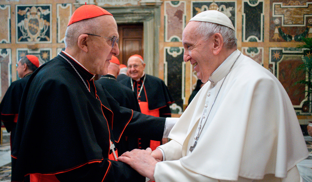 Papa y cardenal Osoro