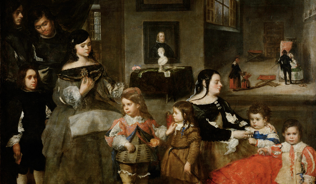 Velázquez y la familia de Felipe IV, en El Prado. Retratos de familia