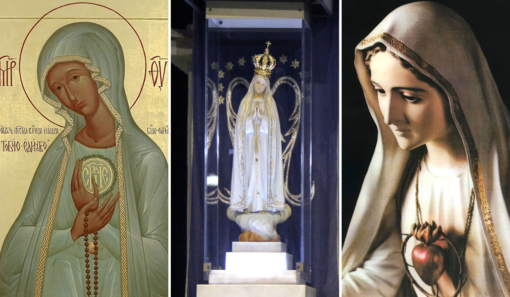  Las imágenes de la Virgen de Fátima