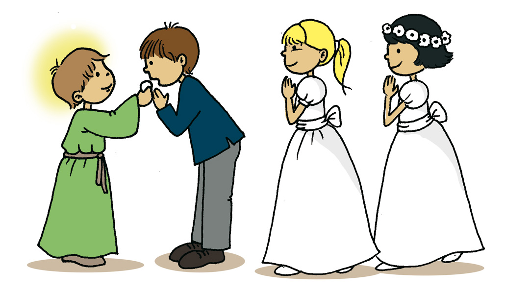 traje de charo para primera communion clipart