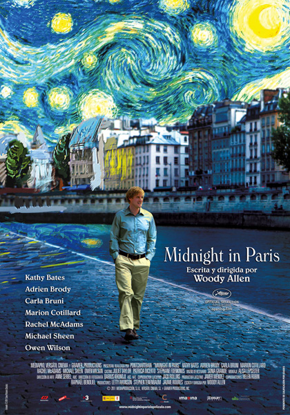 Cartel de 'Midnight in Paris'
