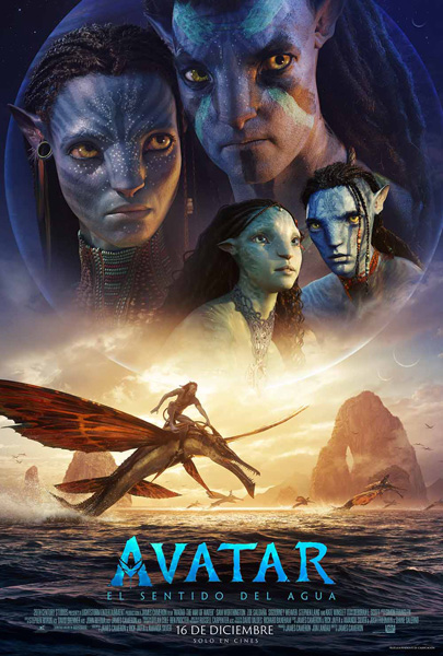 Cartel de 'Avatar: el sentido del agua'