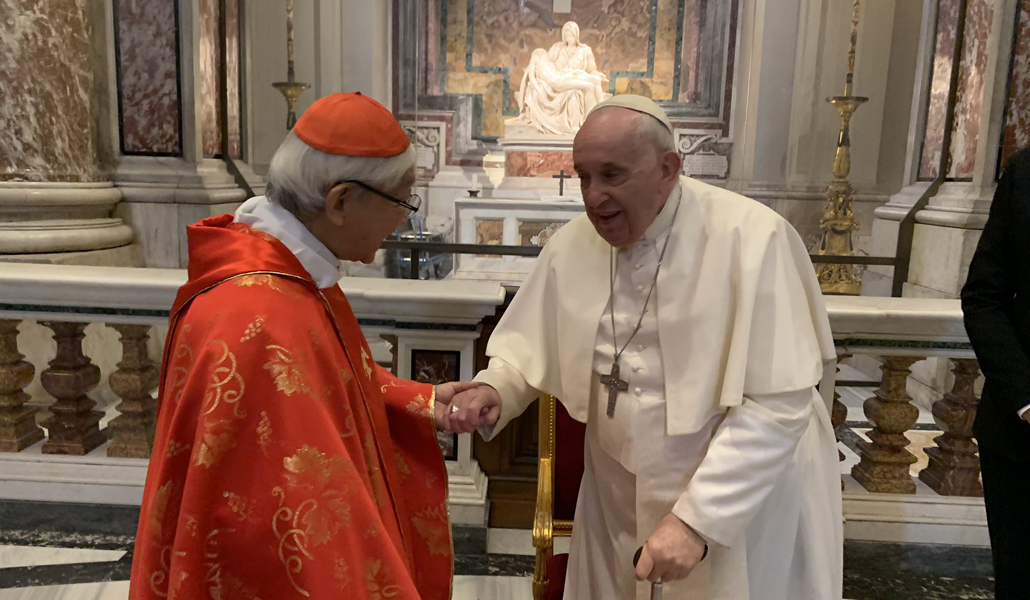 Francisco y cardenal Zen